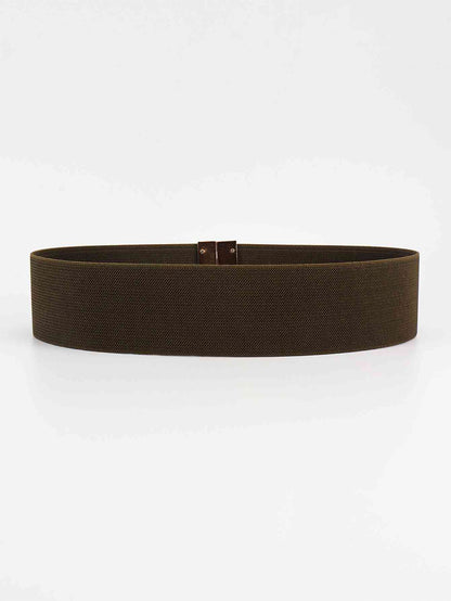 Alloy Buckle Elastic Belt