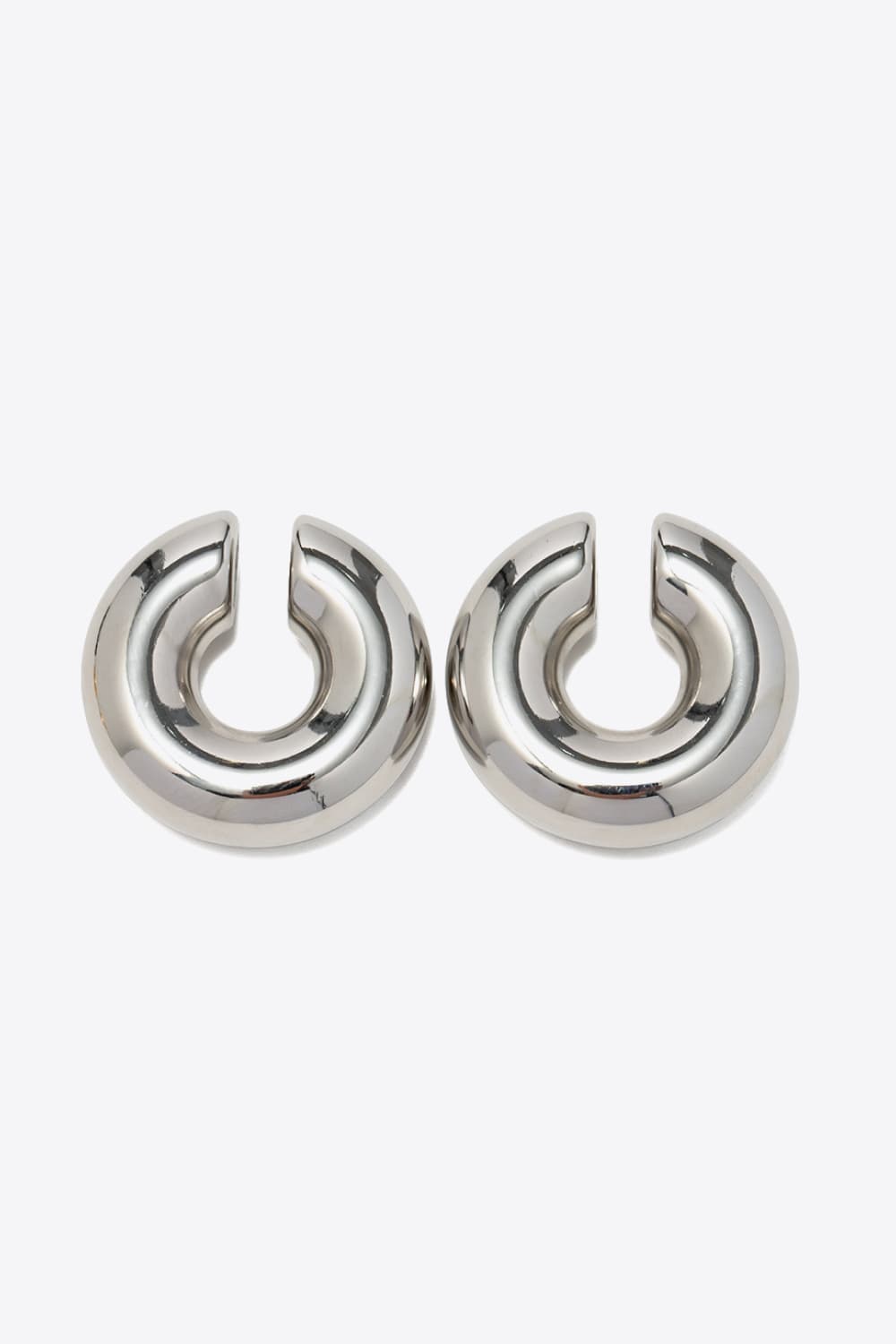 Stainless Steel Cuff Earrings
