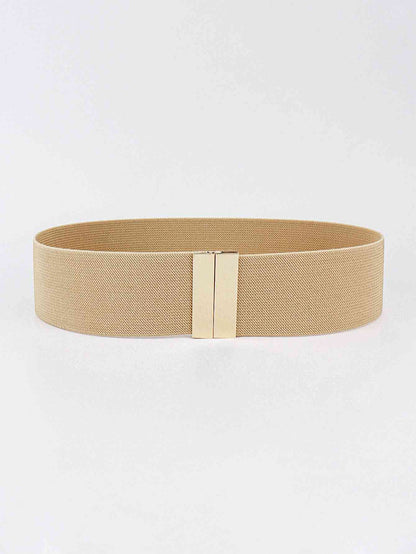 Alloy Buckle Elastic Belt