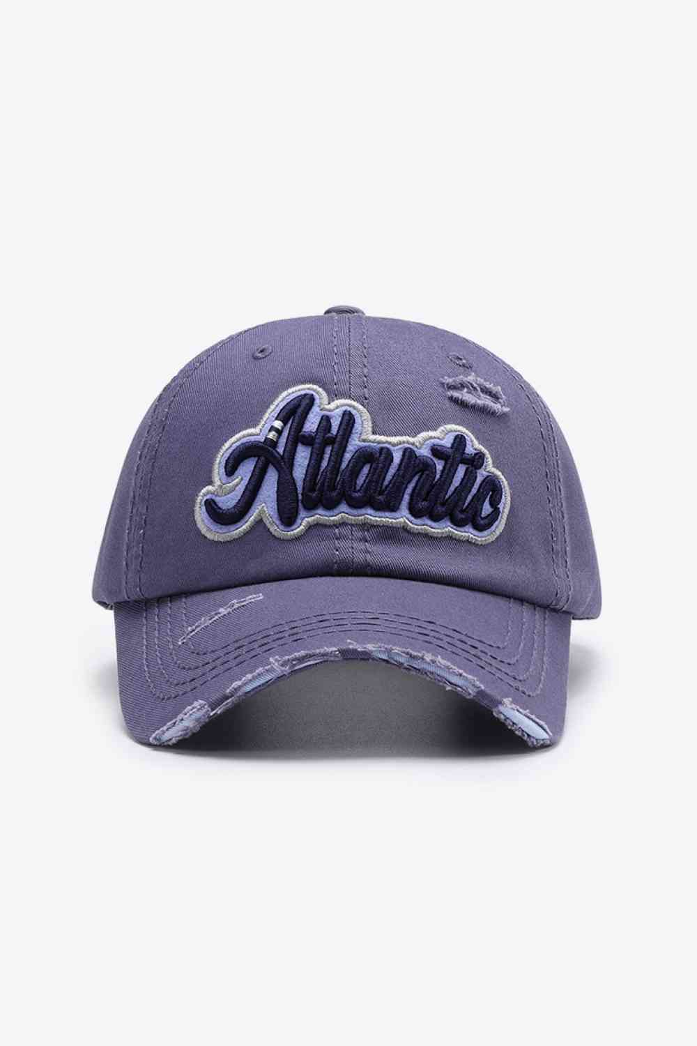 ATLANTIC Graphic Distressed Baseball Cap