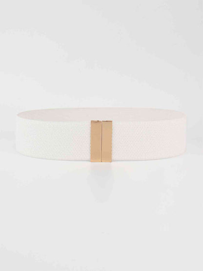 Alloy Buckle Elastic Belt