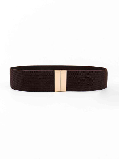 Alloy Buckle Elastic Belt