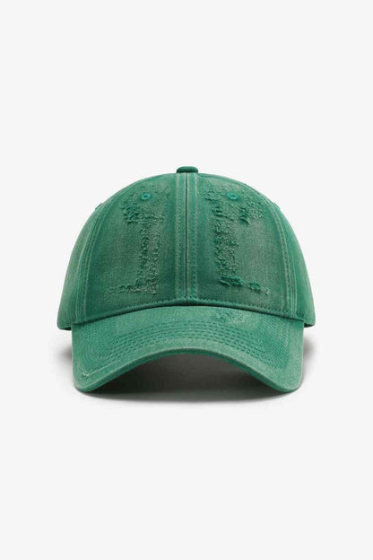 Distressed Adjustable Baseball Cap